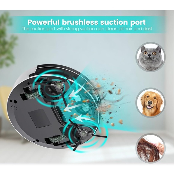 Robot Vacuum Lefant Black M210 Low Noise Tangle Free Pet Hair Wifi App Quiet OW - Picture 4 of 12